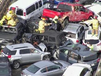 Maxi collision en Virginie