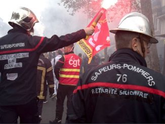 pompiers cause greve
