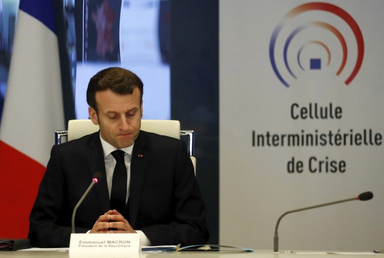 coronavirus macron partenaires sociaux