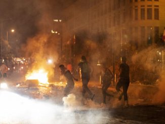 Manifestants à Bayrouth