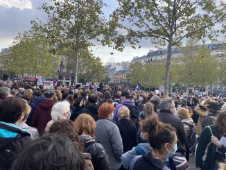 Hommage à Samuel Paty à Paris