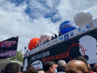 manifestation policiers paris