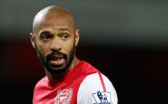 L'attaquant français Thierry Henry lors d'un match de Coupe d'Angleterre avec Arsenal face à Leeds, le 9 janvier 2012 à l'Emirates Stadium