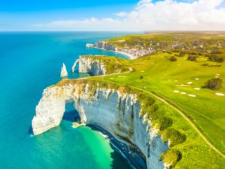 normandia etretat aerea hd