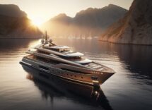 Immagine di un yacht di lusso sostenibile e innovativo