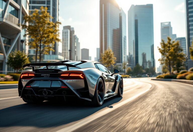 Alpine A310 in movimento su strada