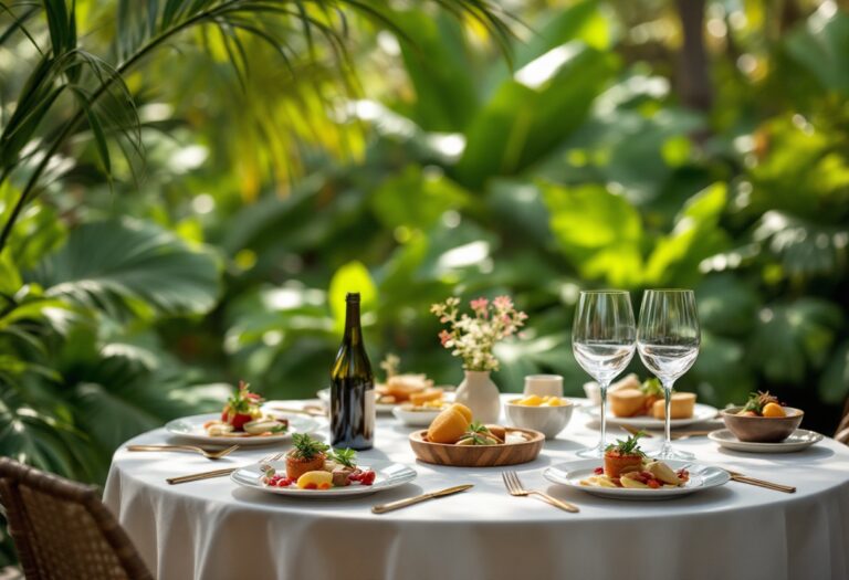 Chef al Cayman Cookout mentre prepara piatti gourmet