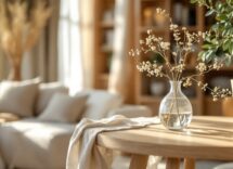 Esempio di design scandinavo con mobili minimalisti