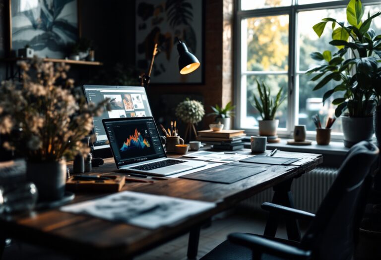 Illustrazione che rappresenta l'arte nell'era AI