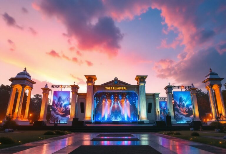 Abiti scintillanti indossati durante il Festival di Sanremo 2025