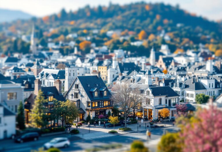 Immagine di una Ferrari 488 con sfondo suggestivo