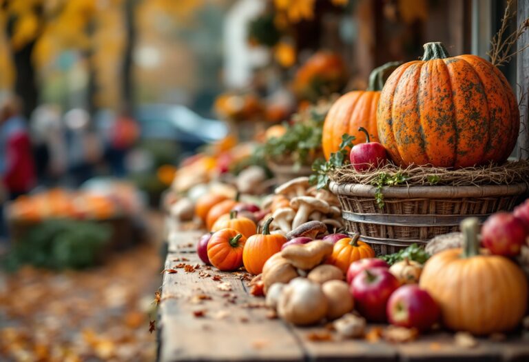 Immagine di un evento culinario autunnale in Italia