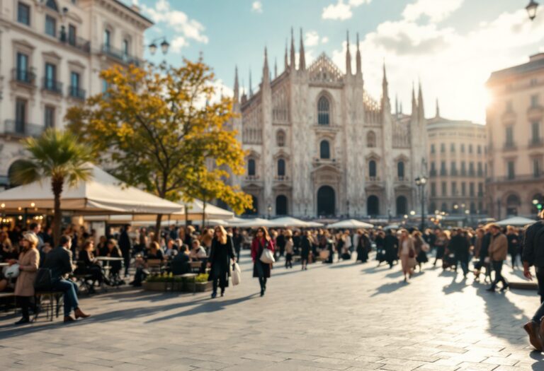 Sfilata di moda durante Fashion in the City a Milano
