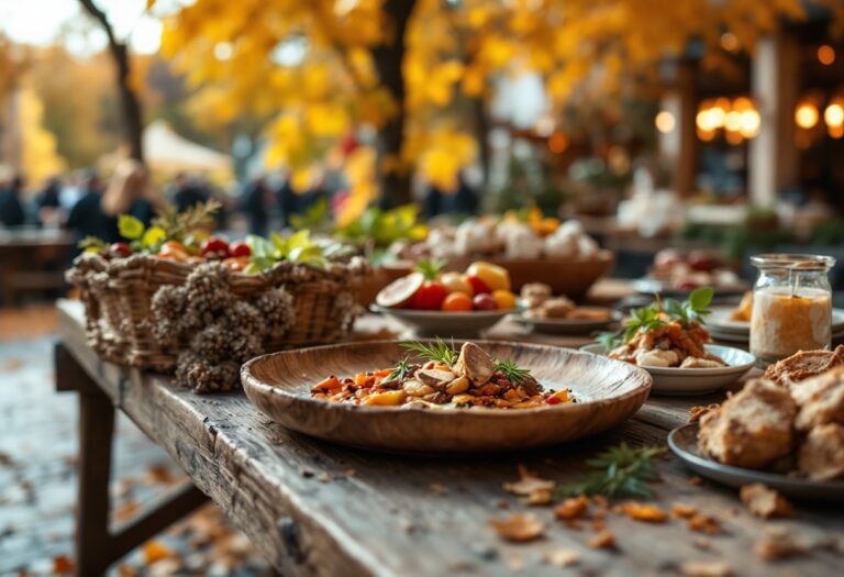 Piatto gourmet con ingredienti freschi e presentazione elegante