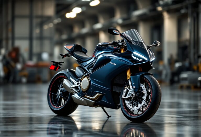 Ducati e Lamborghini in un'illustrazione di design