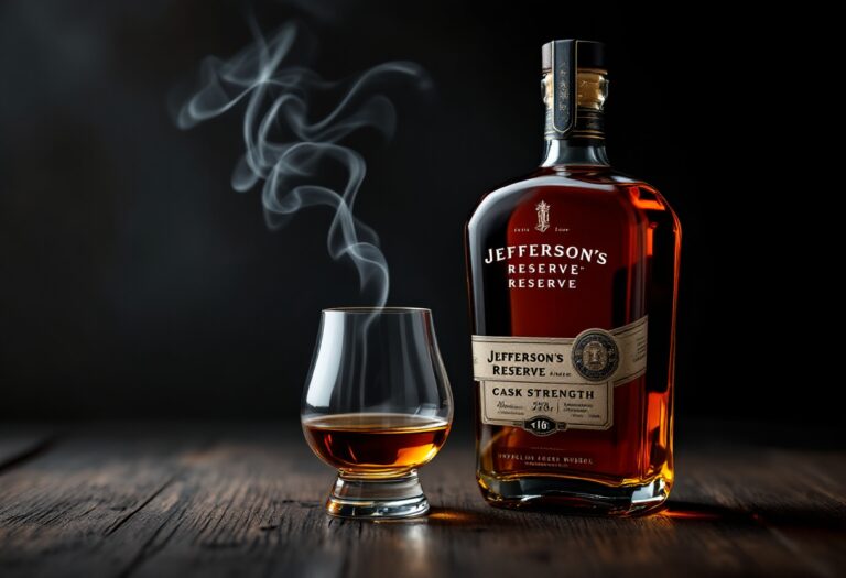 Bottiglia di Jefferson's Bourbon a 130 proof