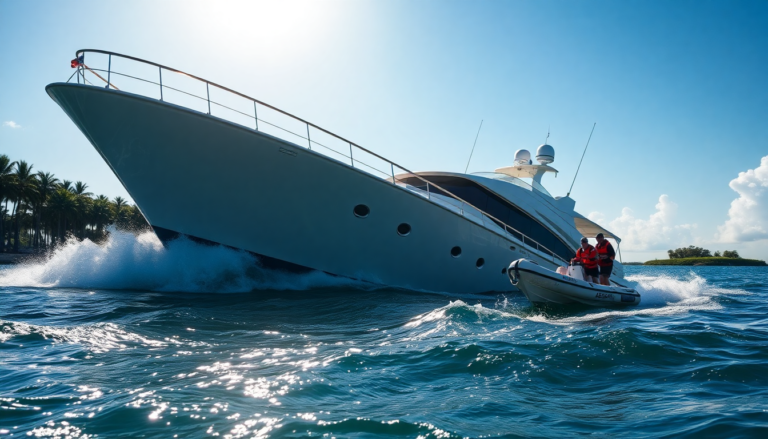 incidente su uno yacht di lusso a miami beach 1746557789
