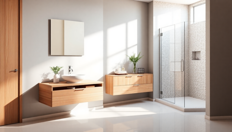 arredare il bagno in stile moderno con i mobili sospesi 1748817504