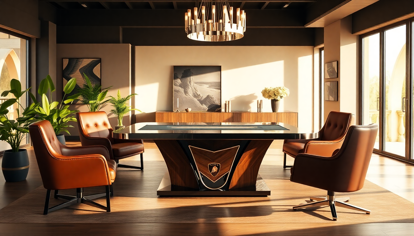 lusso e innovazione il nuovo tavolo da gioco di lamborghini 1750180776