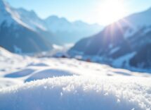 Atleti in azione durante la stagione di biathlon in Val Martello