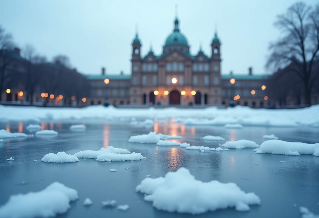 Riapertura dell'Agorà, palazzo del ghiaccio a Milano