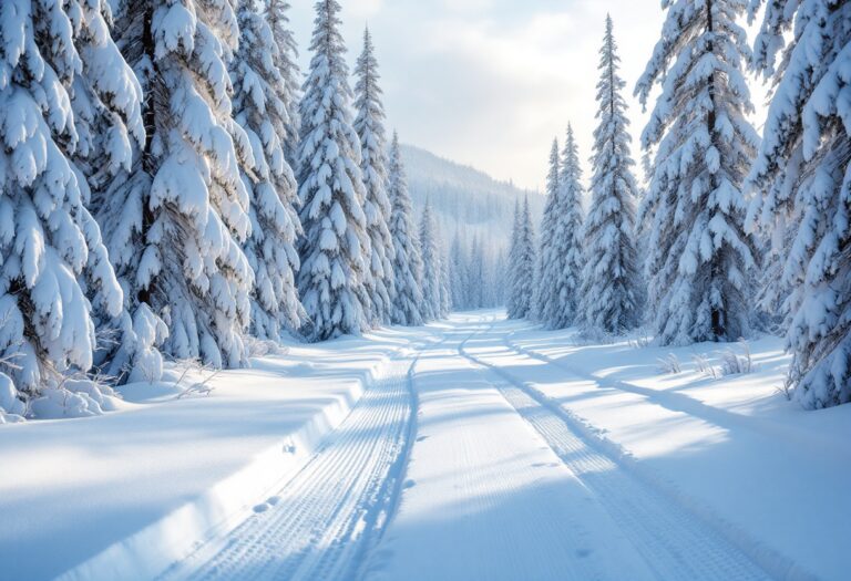 Atleti si preparano per la Coppa del Mondo di sci di fondo a Falun