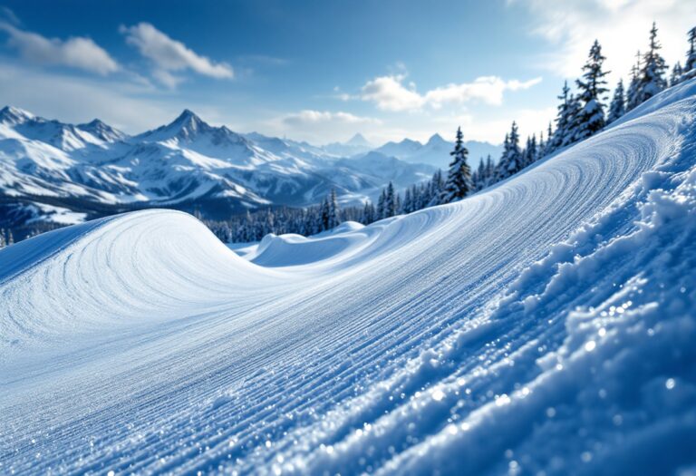 Atleti in azione durante una gara di snowboard cross