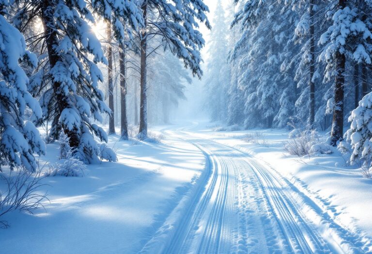 Atleti italiani in competizione nella 50 km di sci di fondo