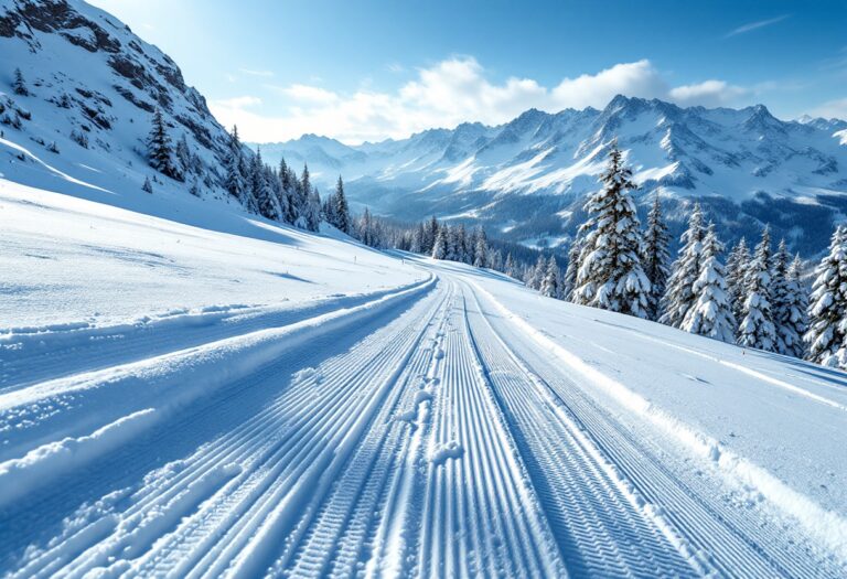 Atleti italiani in azione nella 10 km maschile a Planica