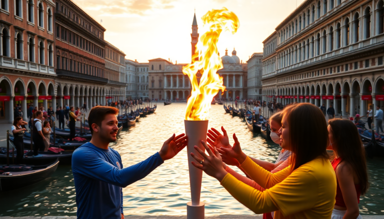 la fiamma olimpica in arrivo a venezia date e dettagli 1748460565