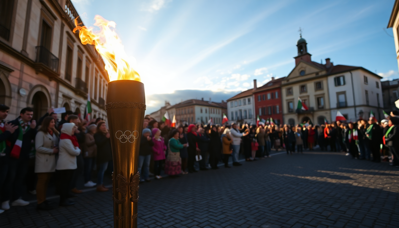 musile di piave accoglie la fiamma olimpica un evento storico per la citta python 1753498952
