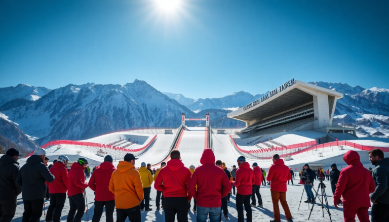 predazzo si prepara per le olimpiadi invernali 2026 con un nuovo stadio di salto 1752574364