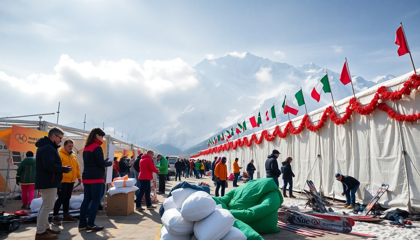 preparativi a cortina per le olimpiadi invernali 2026 1752578207