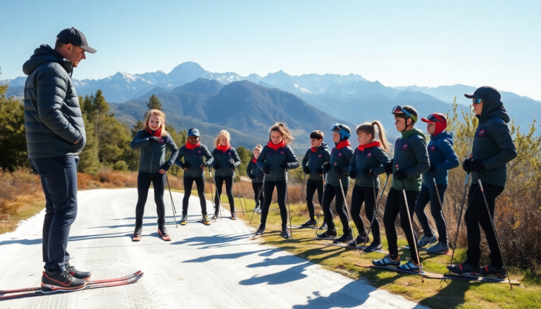 preparazione della squadra junior di sci di fondo raduno in abruzzo 1752164315