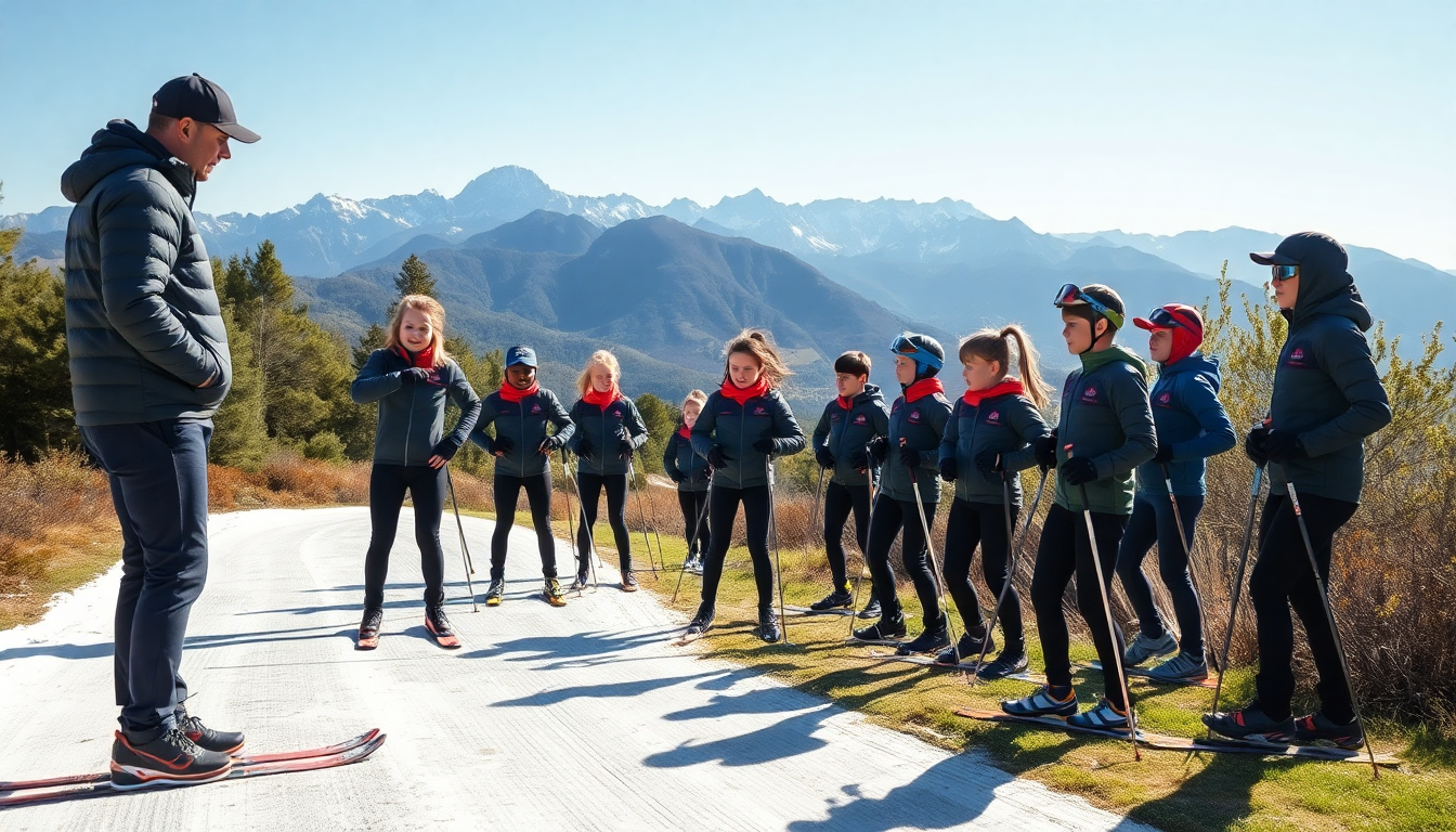 preparazione della squadra junior di sci di fondo raduno in abruzzo 1752164315