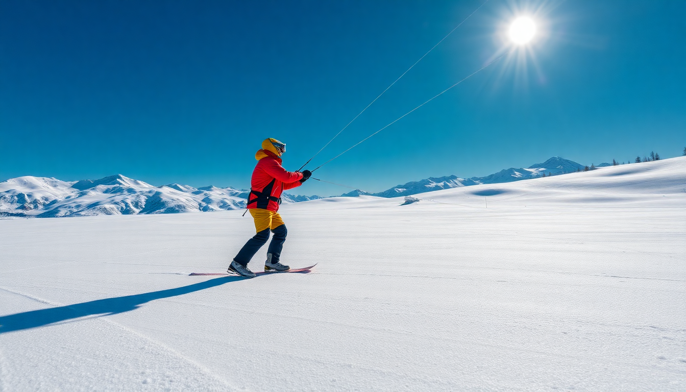 snowkite linnovativa esperienza invernale sul ghiaccio 1752382895