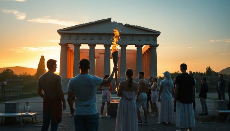 accensione della fiamma olimpica a olimpia cerimonia per milano cortina 2026 1764345228