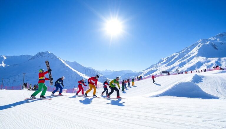 cervinia i campioni dello snowboard cross in gara per la coppa del mondo 1764103901