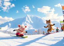 gogopig e mr cat lanimazione sportiva che celebra le olimpiadi con divertimento e avventura 1764529308