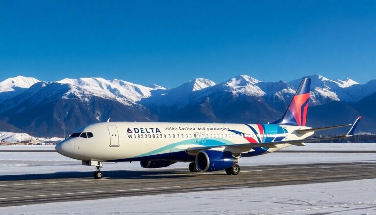 olimpiadi e paralimpiadi invernali 2026 delta festeggia con una livrea speciale per levento 1762197593