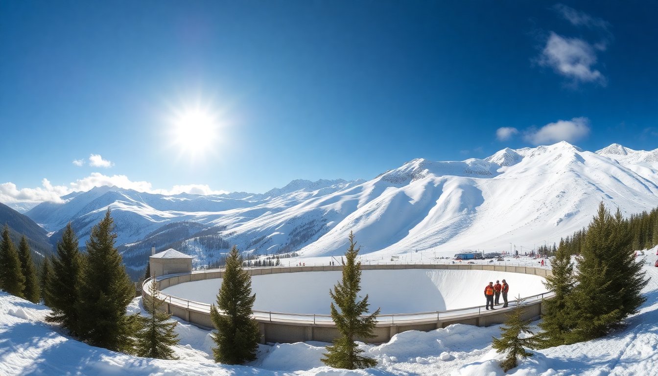 olimpiadi milano cortina novita sui preparativi per la neve artificiale e il bacino di raccolta 1762277872