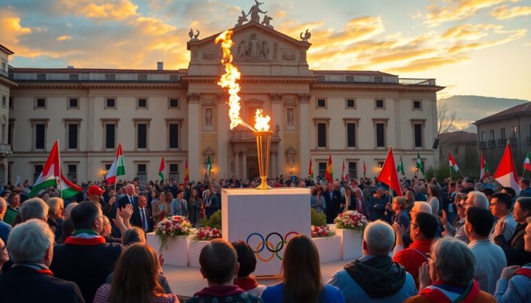 arrivo della fiamma olimpica a benevento celebrazioni il 27 dicembre 1765816625