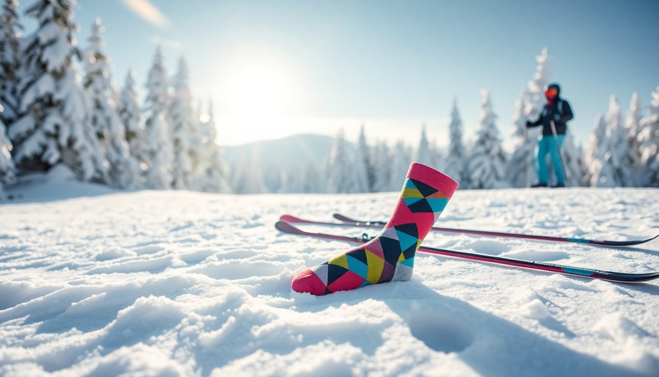calze da sci femminili con stampa performance elevate e stile unico 1765824127