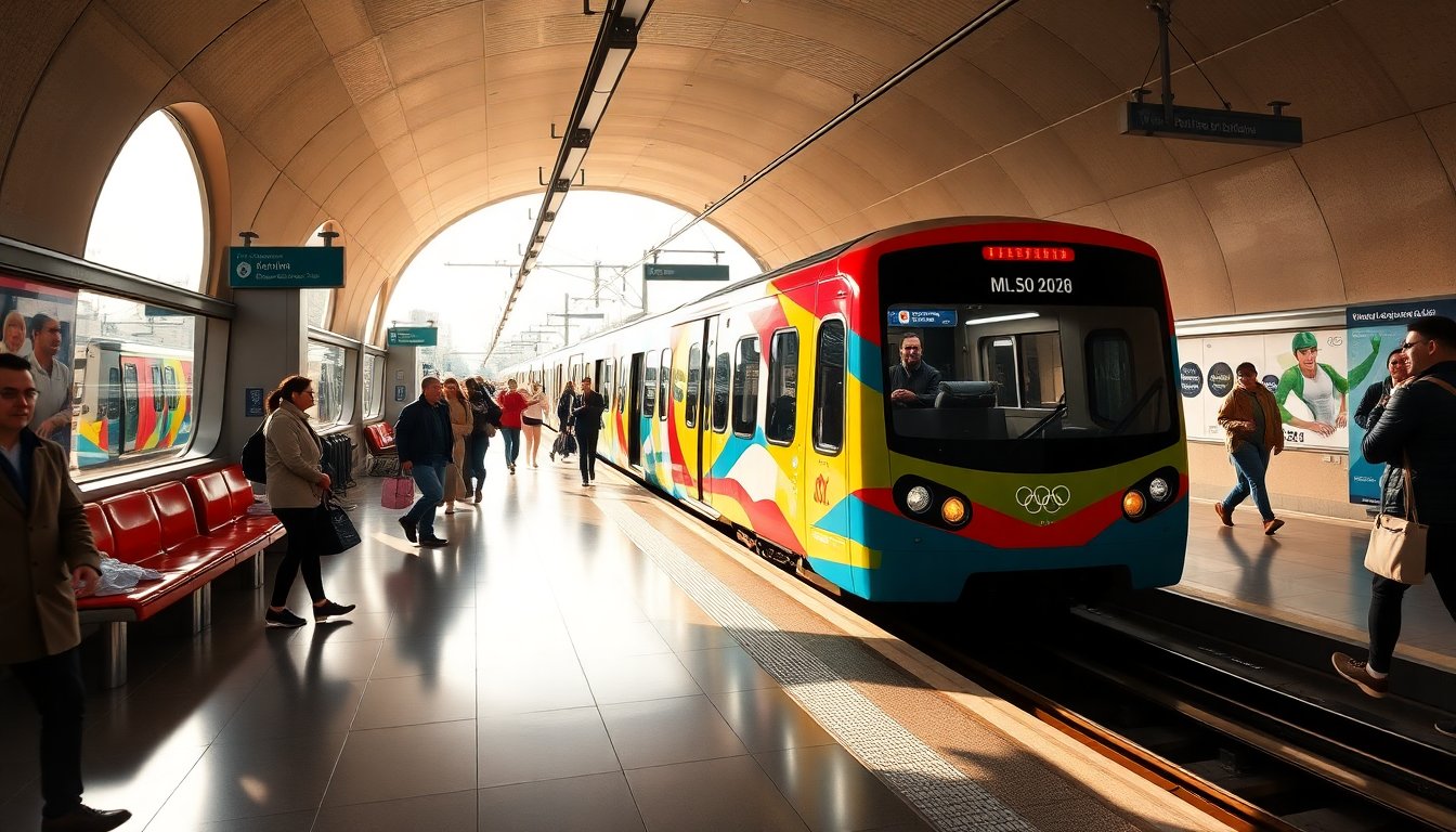 treno della metro m5 celebrazione per milano cortina 2026 1766213617