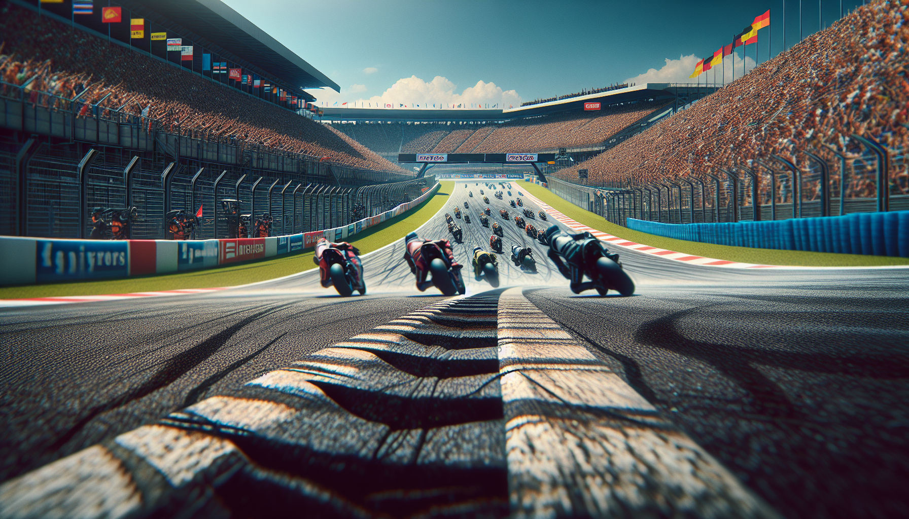 Alessandro Di Mario in azione nella MotoAmerica Talent Cup