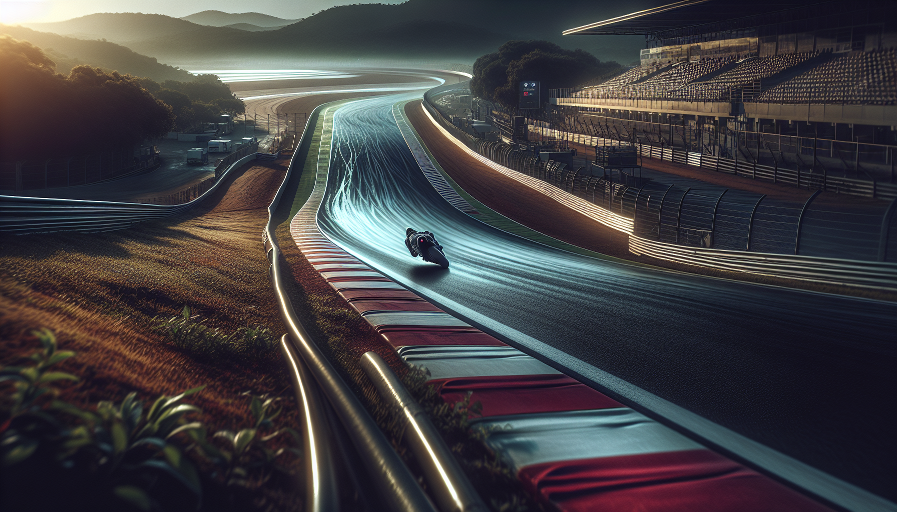 David Muñoz in action during Moto3 practice in Argentina