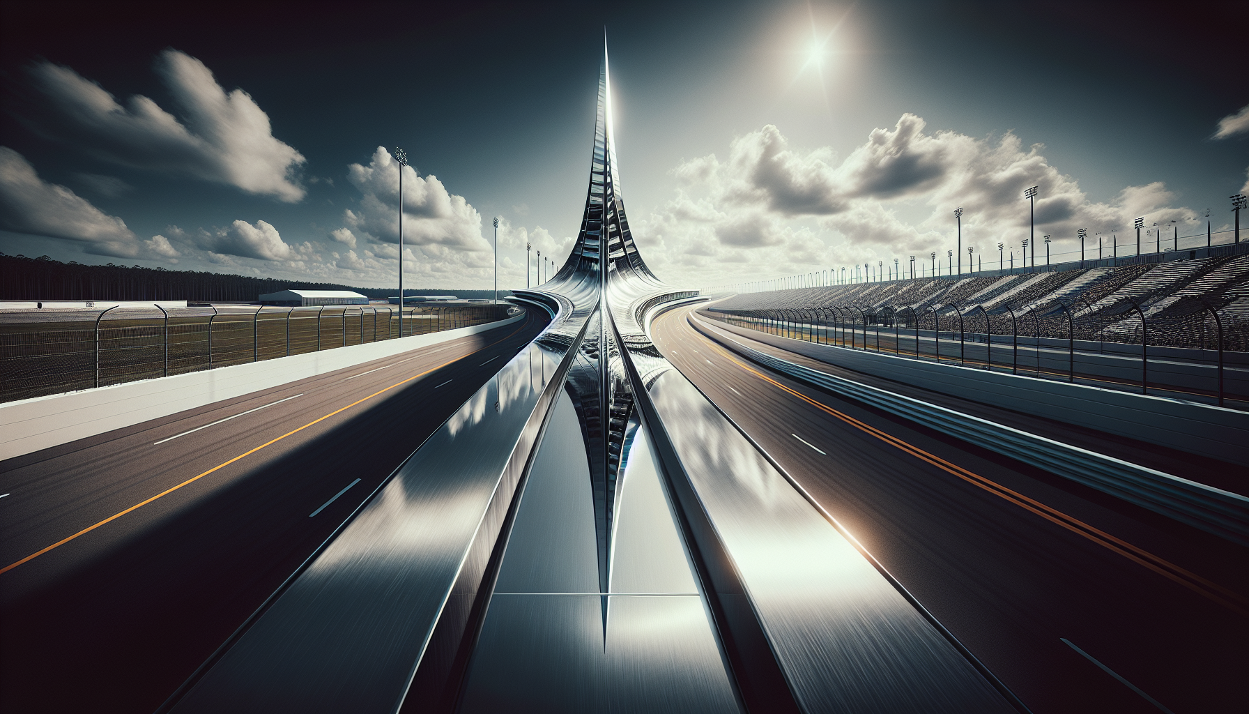 Ceremony honoring champions at Daytona 200 monument