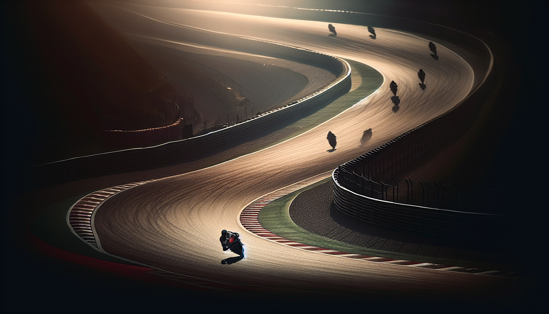 Motorcycles racing at Daytona 200 event