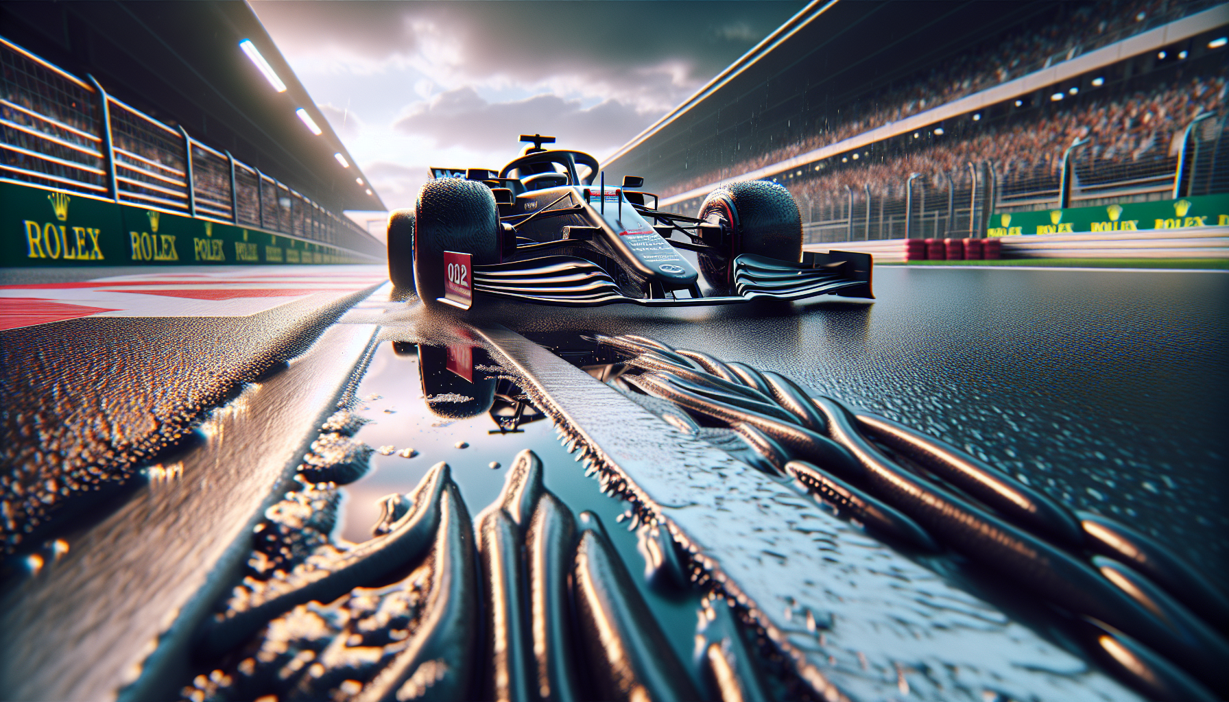 Ferrari team during the dramatic Chinese Grand Prix