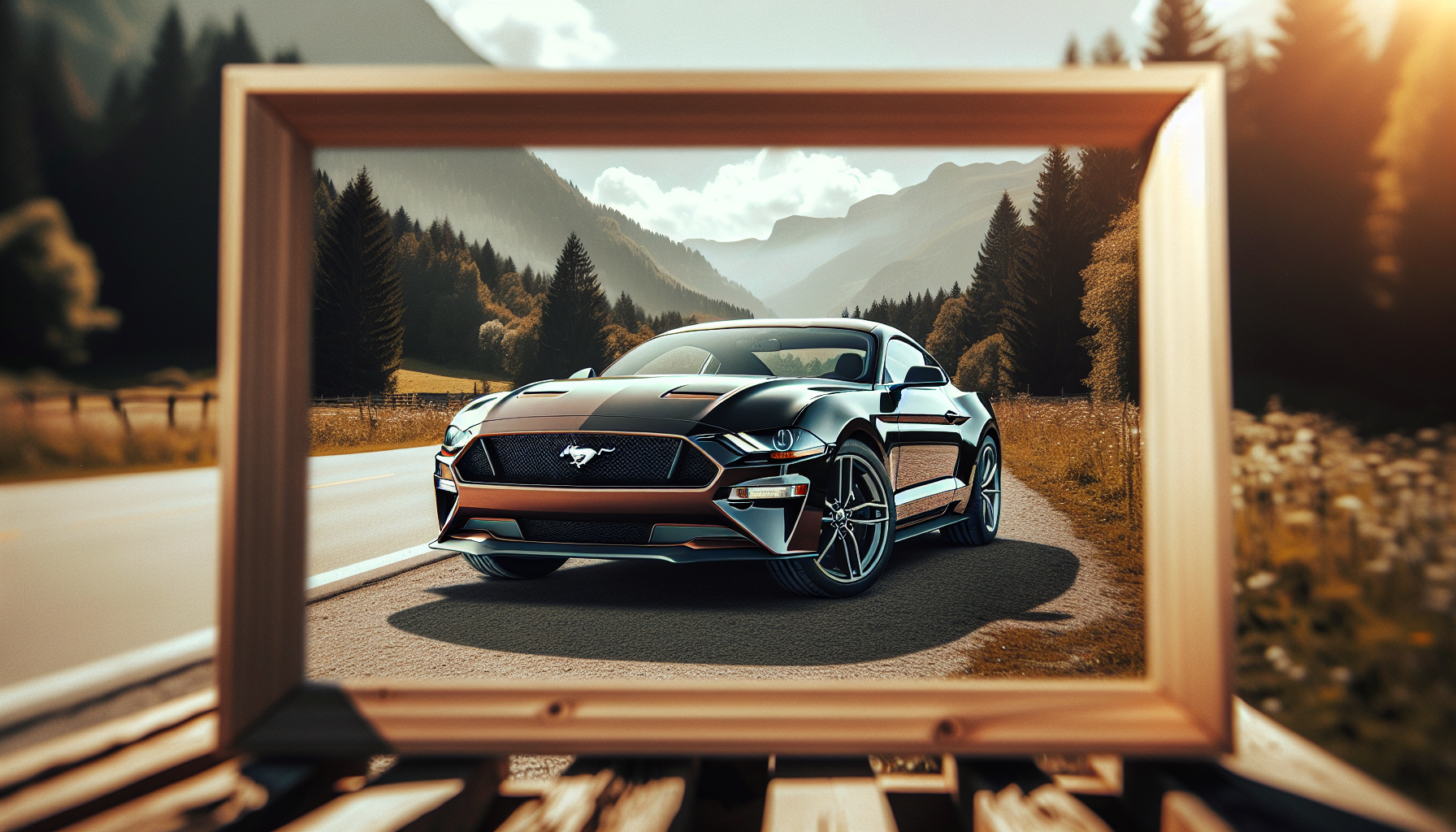 Ford Mustang in servizio come auto della polizia moderna